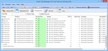 AnVir Task Manager Pro screenshot