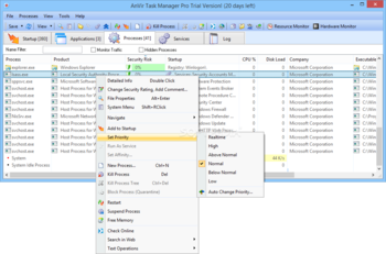 AnVir Task Manager Pro screenshot 2