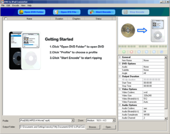 AnvSoft DVD to iPod Converter screenshot 2