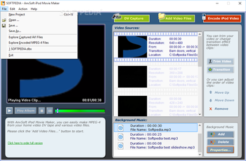 AnvSoft iPod Movie Maker screenshot 2