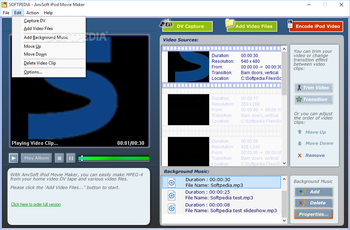 AnvSoft iPod Movie Maker screenshot 3
