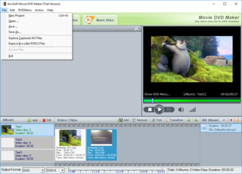 AnvSoft Movie DVD Maker screenshot 2