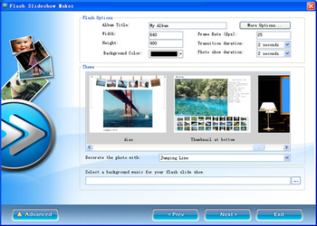 AnvSoft Photo Flash Maker (Flash Slideshow Maker) screenshot
