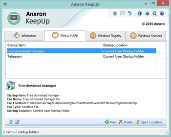 Anxron KeepUp screenshot