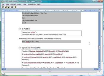 Any Draw Word Viewer OCX screenshot