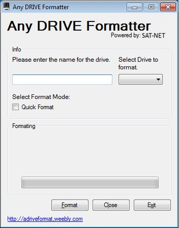 Any Drive Formatter screenshot