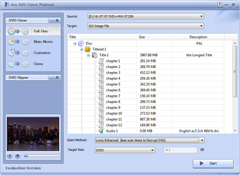 Any DVD Cloner Platinum screenshot