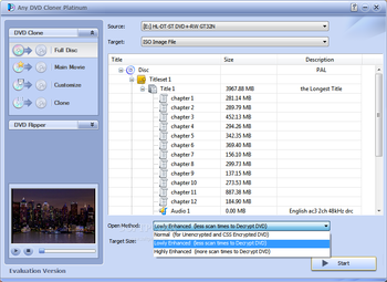 Any DVD Cloner Platinum screenshot 3