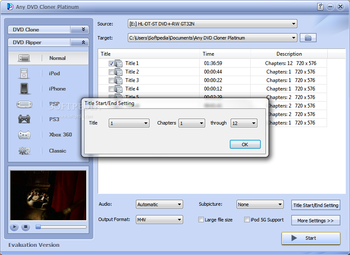 Any DVD Cloner Platinum screenshot 7