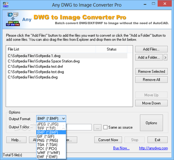 Any DWG to Image Converter Pro screenshot 2