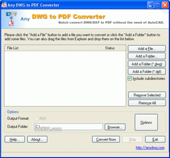 Any DWG to PDF Converter screenshot 2
