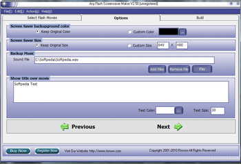 Any Flash Screensaver Maker screenshot 2
