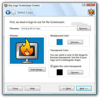 Any Logo Screensaver Creator screenshot 2