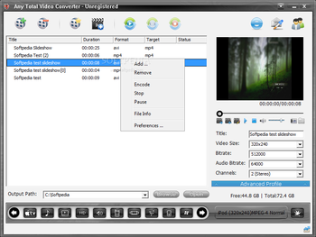 Any Total Video Converter screenshot