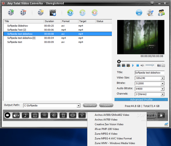 Any Total Video Converter screenshot 4