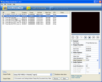 Any Video Converter Freeware screenshot 3