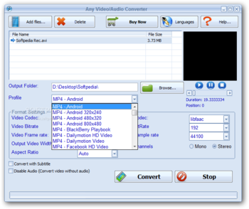 Any Video/Audio Converter screenshot 2