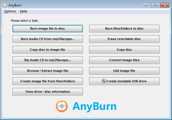 AnyBurn screenshot