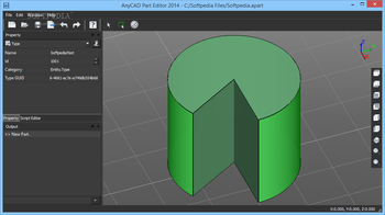 AnyCAD Part Editor screenshot