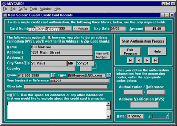 AnyCard: Credit Card Processing Software screenshot 3