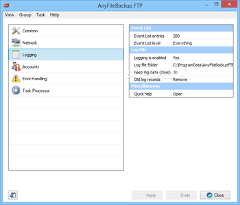 AnyFileBackup FTP screenshot 18