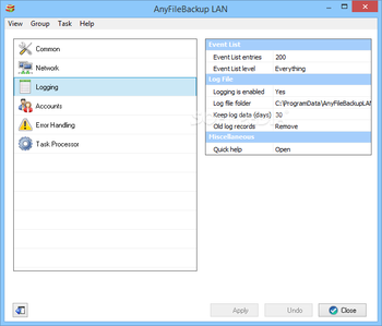 AnyFileBackup LAN screenshot 16