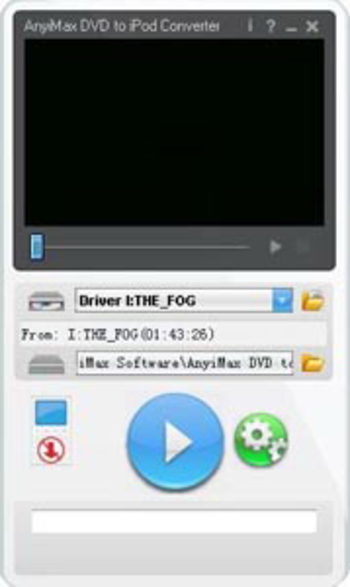 AnyiMax DVD to iPod Converter screenshot