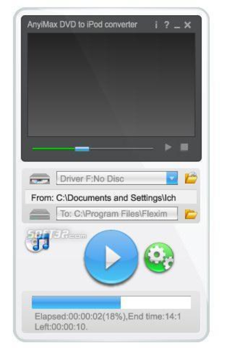 AnyiMax DVD to iPod Converter screenshot 3
