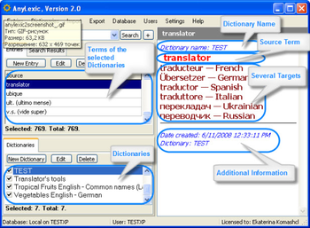 AnyLexic screenshot