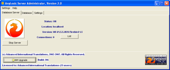 AnyLexic Server: Terminology Management Software screenshot