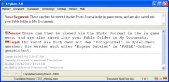 AnyMem screenshot