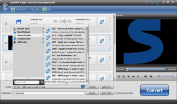 AnyMP4 Audio Converter screenshot 2