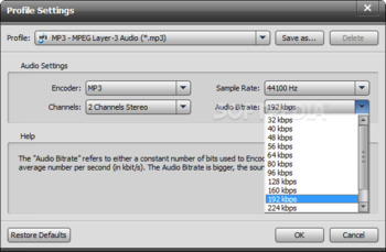 AnyMP4 Audio Converter screenshot 3