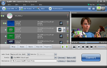 AnyMP4 DVD Converter screenshot