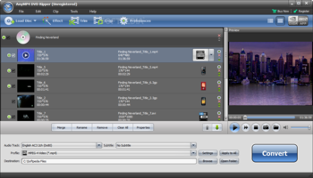 AnyMP4 DVD Ripper screenshot