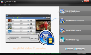 AnyMP4 DVD Toolkit screenshot