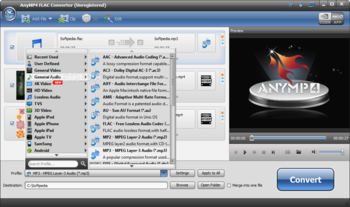 AnyMP4 FLAC Converter screenshot 2