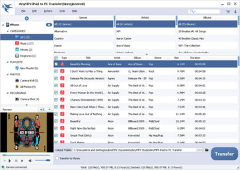 AnyMP4 iPad to PC Transfer screenshot
