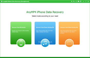 AnyMP4 iPhone Data Recovery screenshot