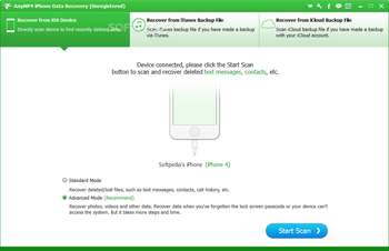 AnyMP4 iPhone Data Recovery screenshot 2