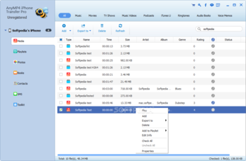 AnyMP4 iPhone Transfer Pro screenshot 4