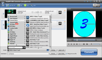 AnyMP4 MXF Converter screenshot 2