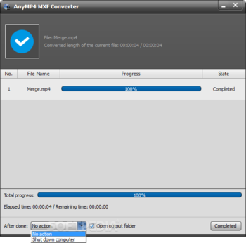 AnyMP4 MXF Converter screenshot 9