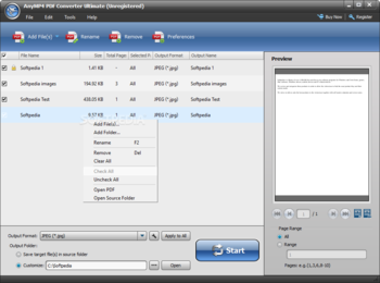 AnyMP4 PDF Converter Ultimate screenshot
