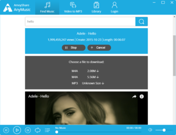 AnyMusic MP3 Downloader for Windows screenshot 4