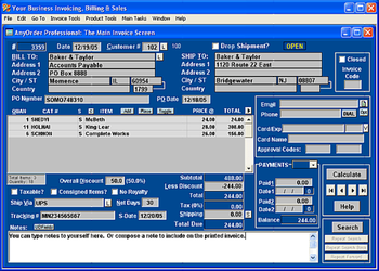 AnyOrder Pro I - Mail Order Business Kit screenshot 2