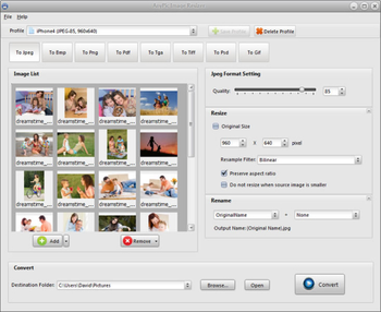 AnyPic Image Resizer Free screenshot