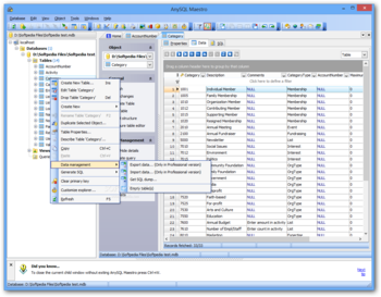 AnySQL Maestro screenshot 2