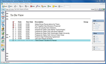 AnyTime Organizer Standard screenshot