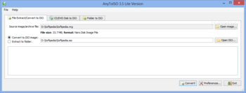 AnyToISO screenshot